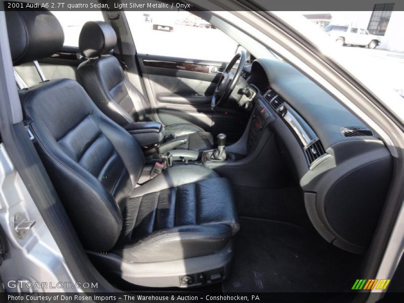 Light Silver Metallic / Onyx 2001 Audi A6 2.7T quattro Sedan