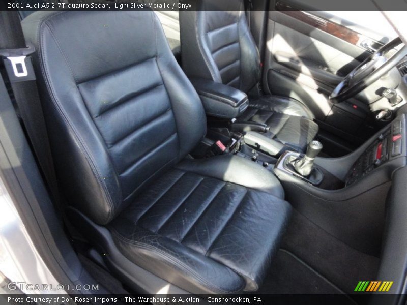 Light Silver Metallic / Onyx 2001 Audi A6 2.7T quattro Sedan
