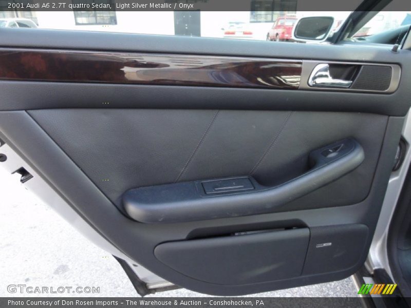 Light Silver Metallic / Onyx 2001 Audi A6 2.7T quattro Sedan