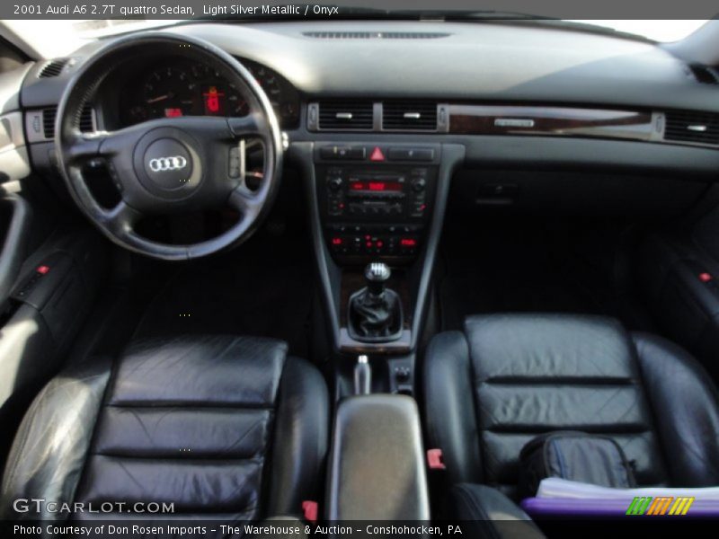 Light Silver Metallic / Onyx 2001 Audi A6 2.7T quattro Sedan