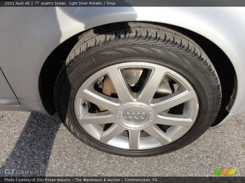 Light Silver Metallic / Onyx 2001 Audi A6 2.7T quattro Sedan