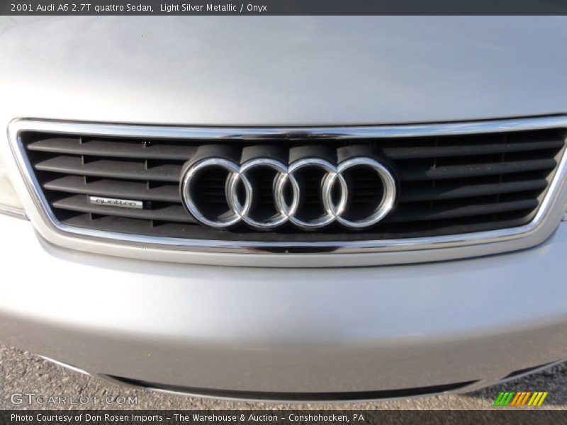 Light Silver Metallic / Onyx 2001 Audi A6 2.7T quattro Sedan
