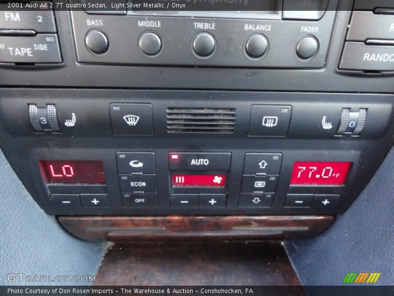 Light Silver Metallic / Onyx 2001 Audi A6 2.7T quattro Sedan