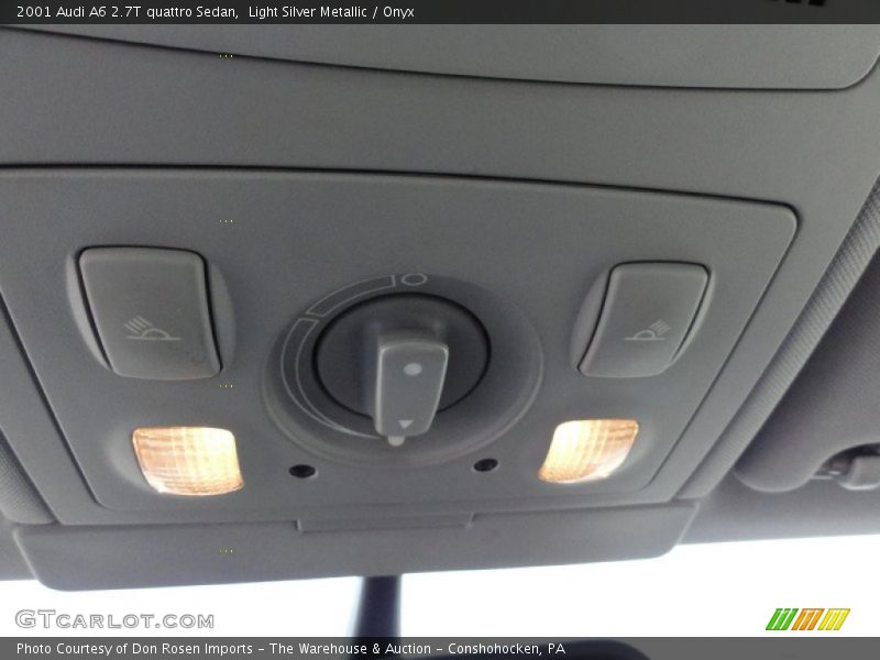 Light Silver Metallic / Onyx 2001 Audi A6 2.7T quattro Sedan
