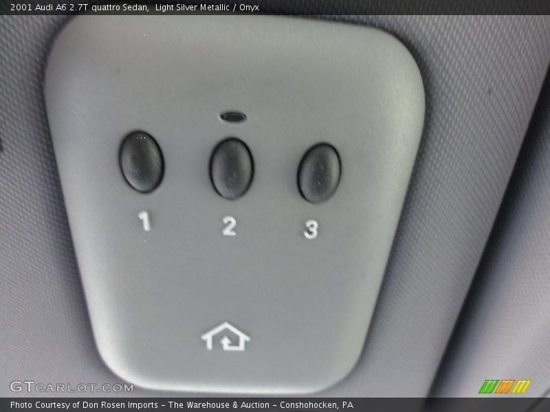 Light Silver Metallic / Onyx 2001 Audi A6 2.7T quattro Sedan