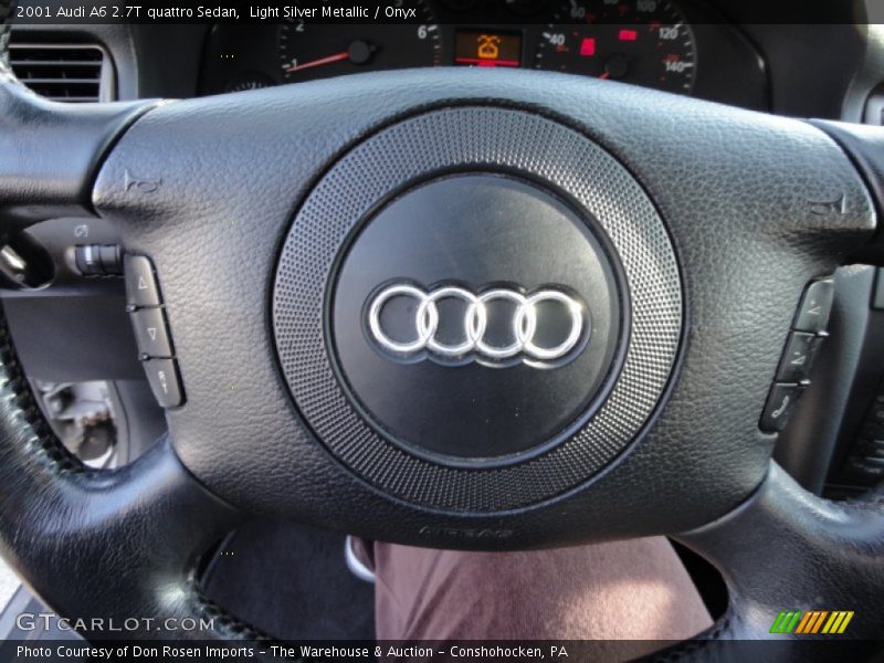Light Silver Metallic / Onyx 2001 Audi A6 2.7T quattro Sedan