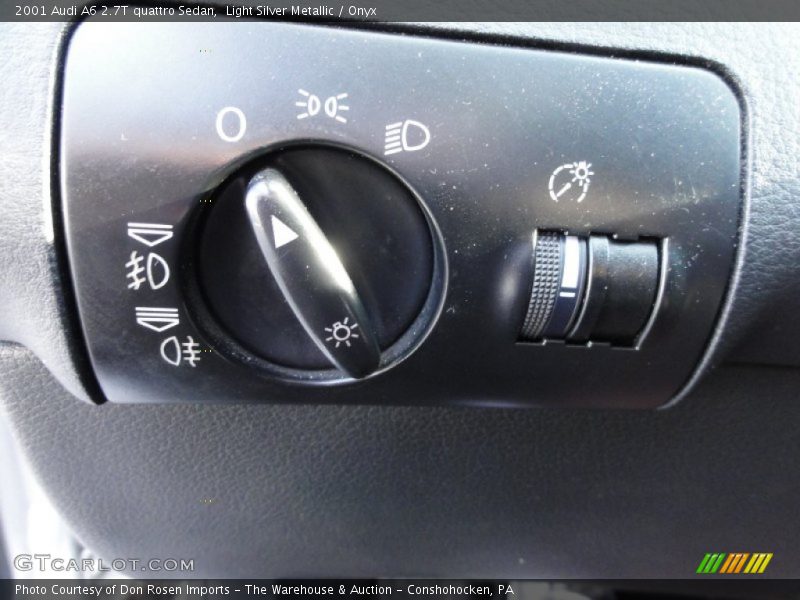 Light Silver Metallic / Onyx 2001 Audi A6 2.7T quattro Sedan