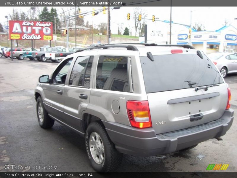 Silverstone Metallic / Agate 2001 Jeep Grand Cherokee Laredo 4x4