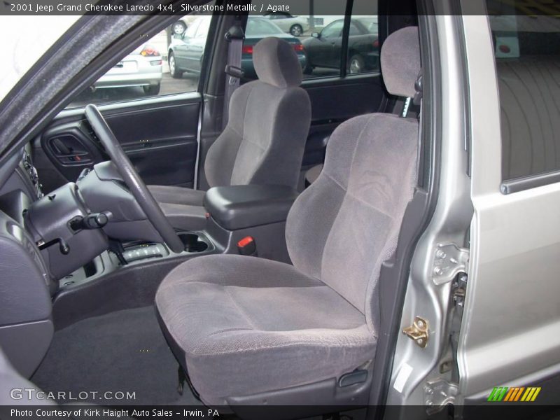 Silverstone Metallic / Agate 2001 Jeep Grand Cherokee Laredo 4x4