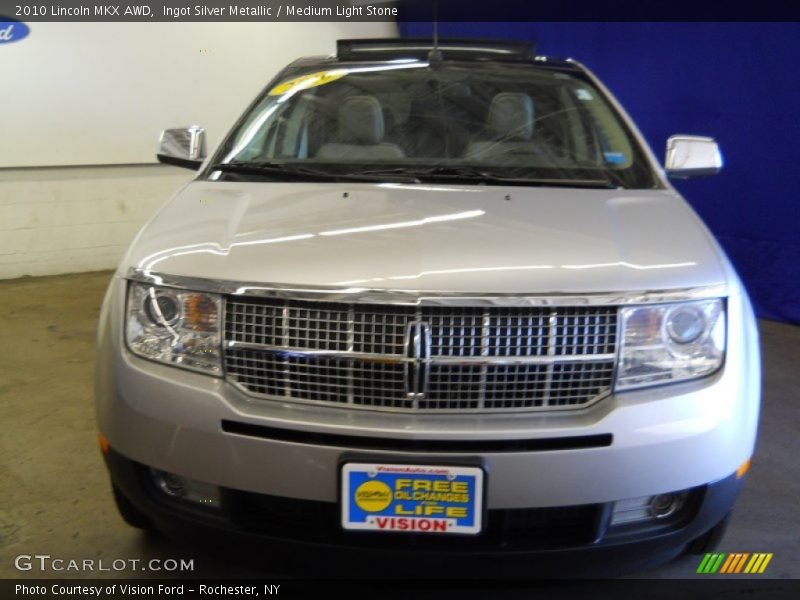 Ingot Silver Metallic / Medium Light Stone 2010 Lincoln MKX AWD
