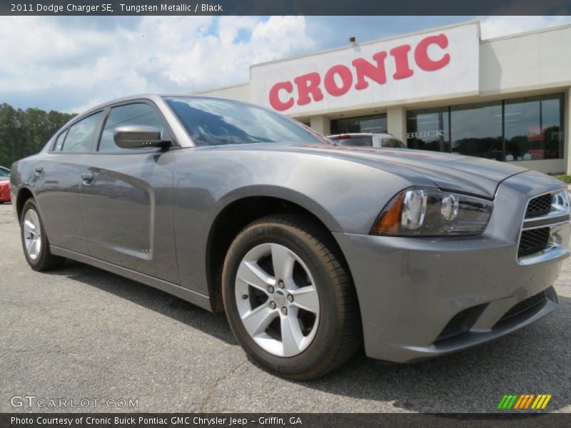 Tungsten Metallic / Black 2011 Dodge Charger SE