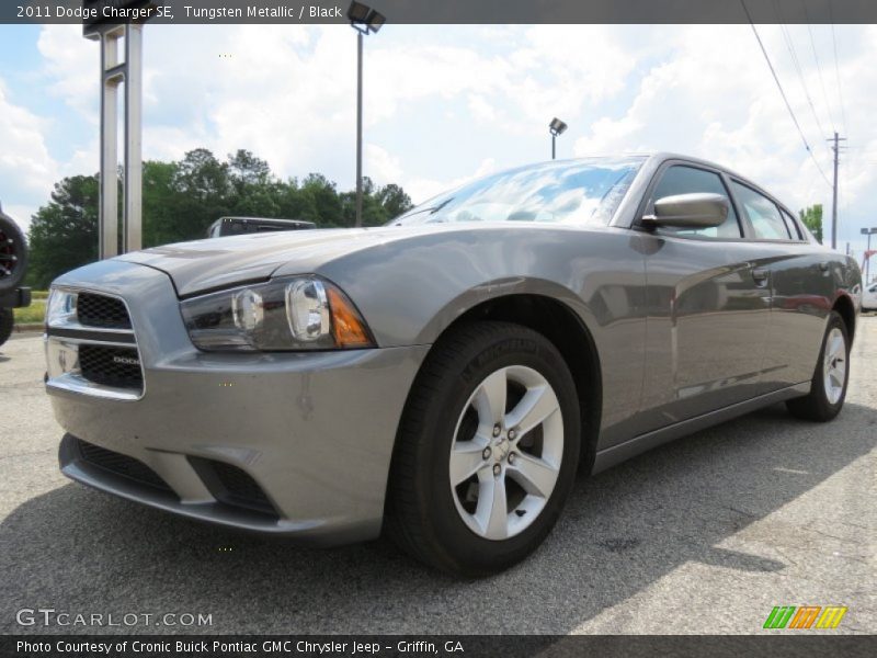 Tungsten Metallic / Black 2011 Dodge Charger SE