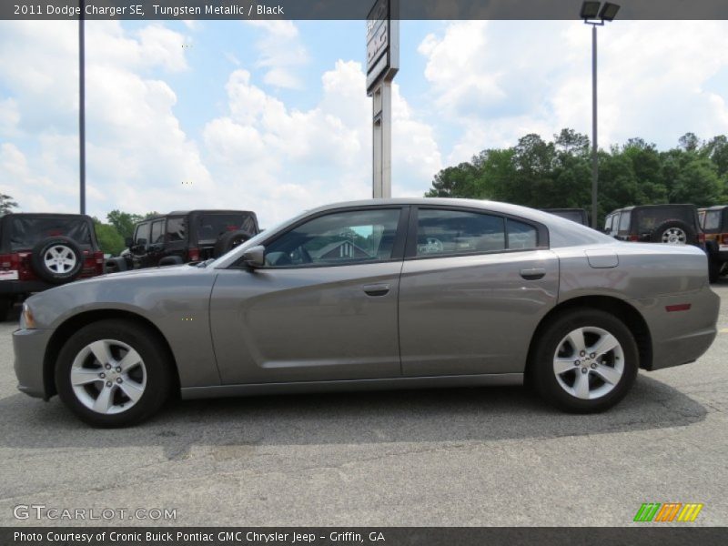 Tungsten Metallic / Black 2011 Dodge Charger SE
