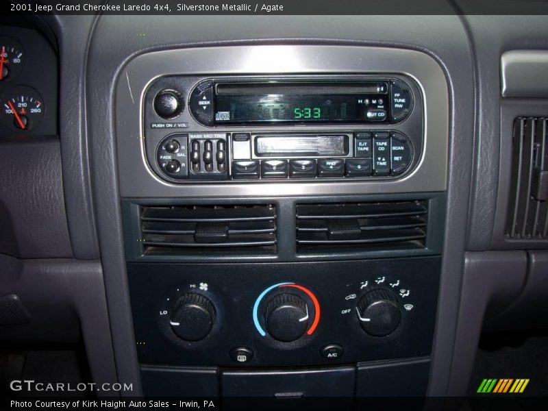 Silverstone Metallic / Agate 2001 Jeep Grand Cherokee Laredo 4x4