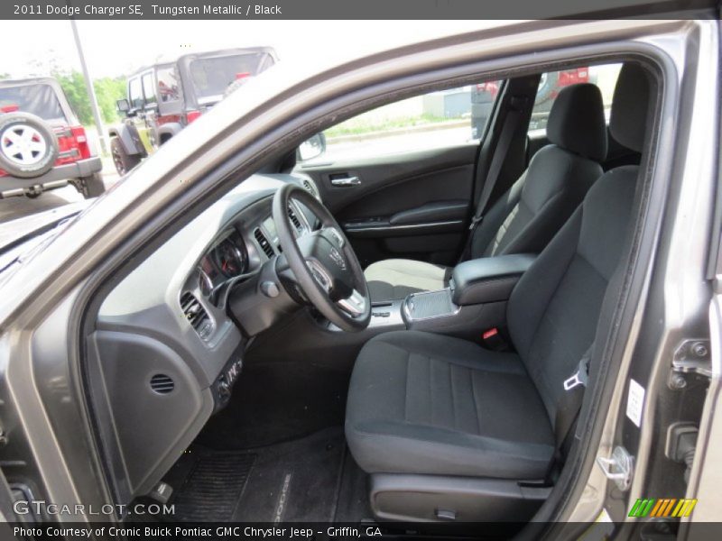 Tungsten Metallic / Black 2011 Dodge Charger SE