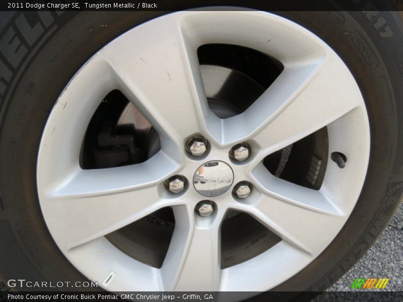 Tungsten Metallic / Black 2011 Dodge Charger SE