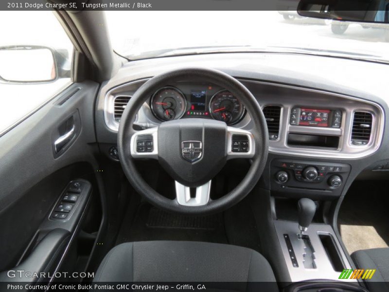 Tungsten Metallic / Black 2011 Dodge Charger SE