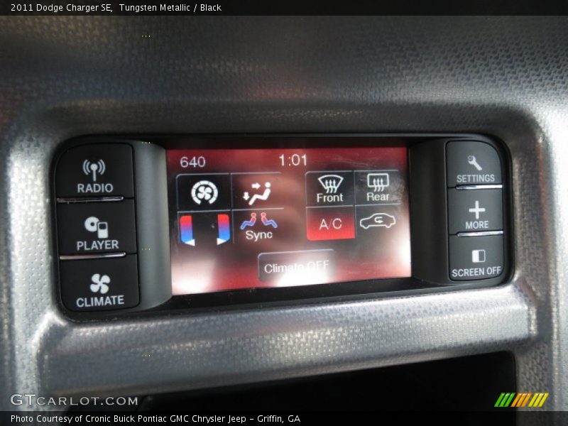 Tungsten Metallic / Black 2011 Dodge Charger SE