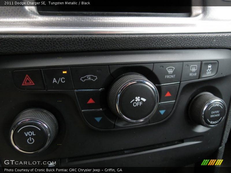 Tungsten Metallic / Black 2011 Dodge Charger SE