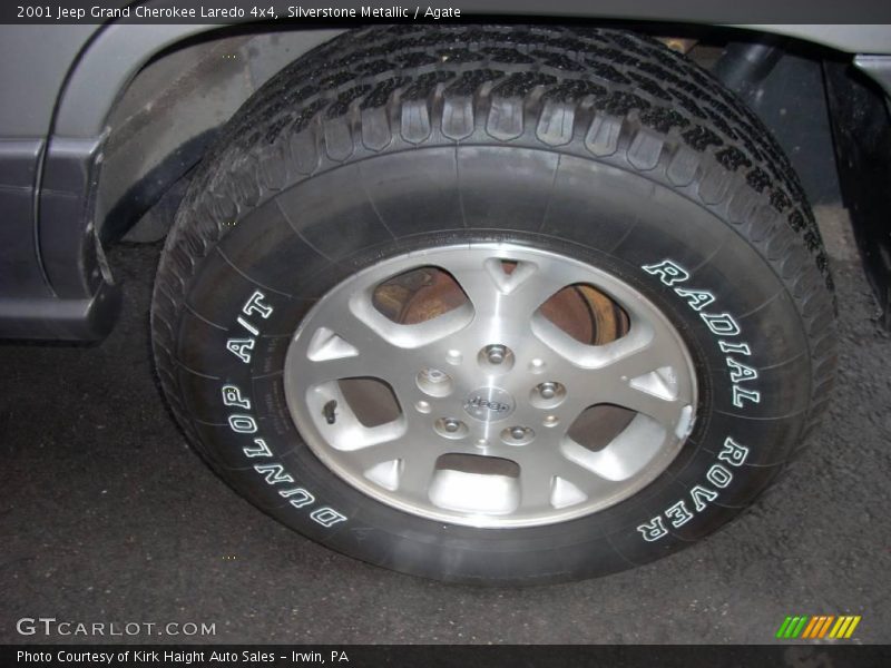 Silverstone Metallic / Agate 2001 Jeep Grand Cherokee Laredo 4x4