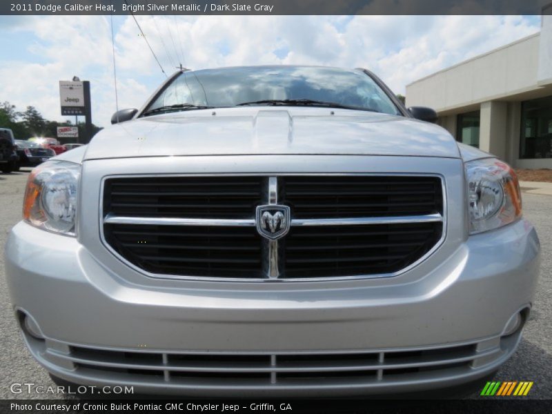 Bright Silver Metallic / Dark Slate Gray 2011 Dodge Caliber Heat