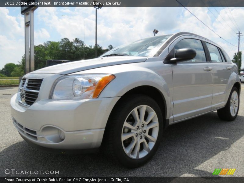 Bright Silver Metallic / Dark Slate Gray 2011 Dodge Caliber Heat