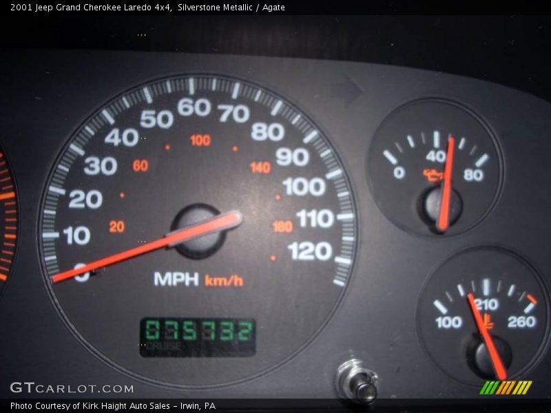 Silverstone Metallic / Agate 2001 Jeep Grand Cherokee Laredo 4x4