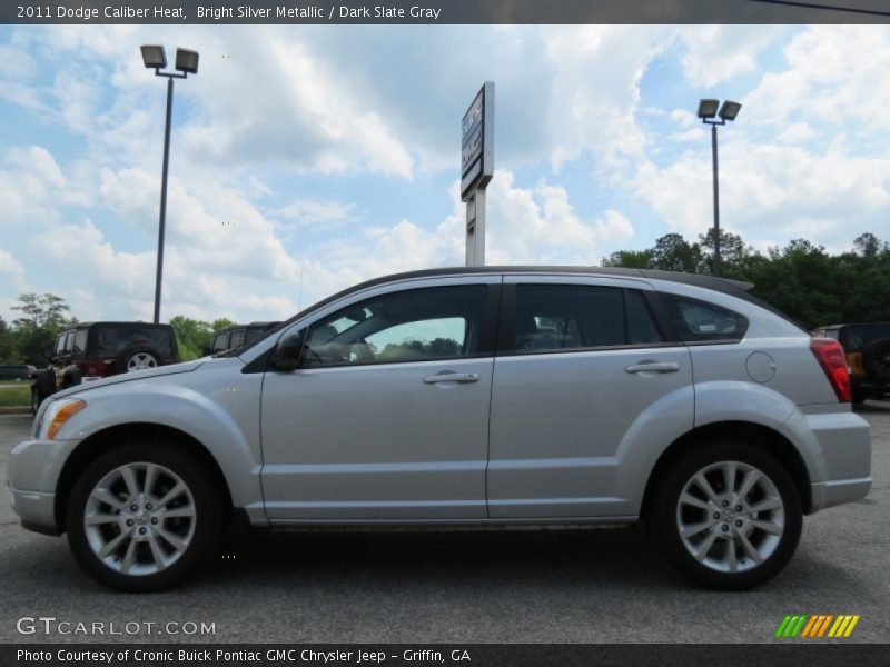 Bright Silver Metallic / Dark Slate Gray 2011 Dodge Caliber Heat