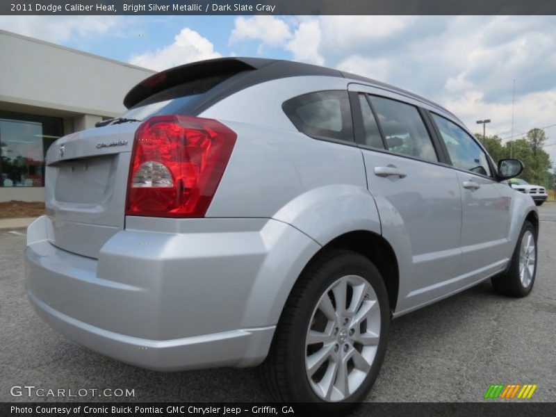 Bright Silver Metallic / Dark Slate Gray 2011 Dodge Caliber Heat