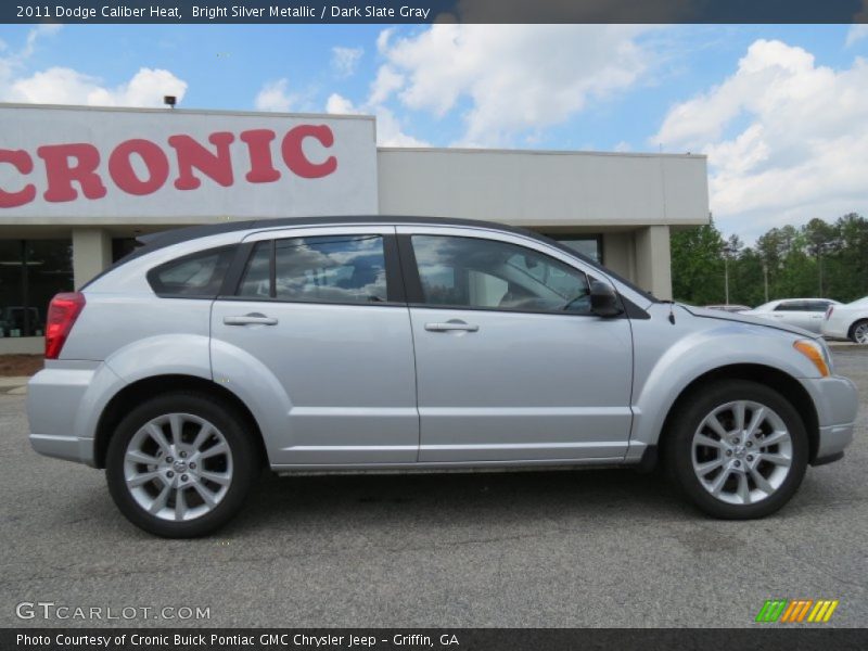 Bright Silver Metallic / Dark Slate Gray 2011 Dodge Caliber Heat