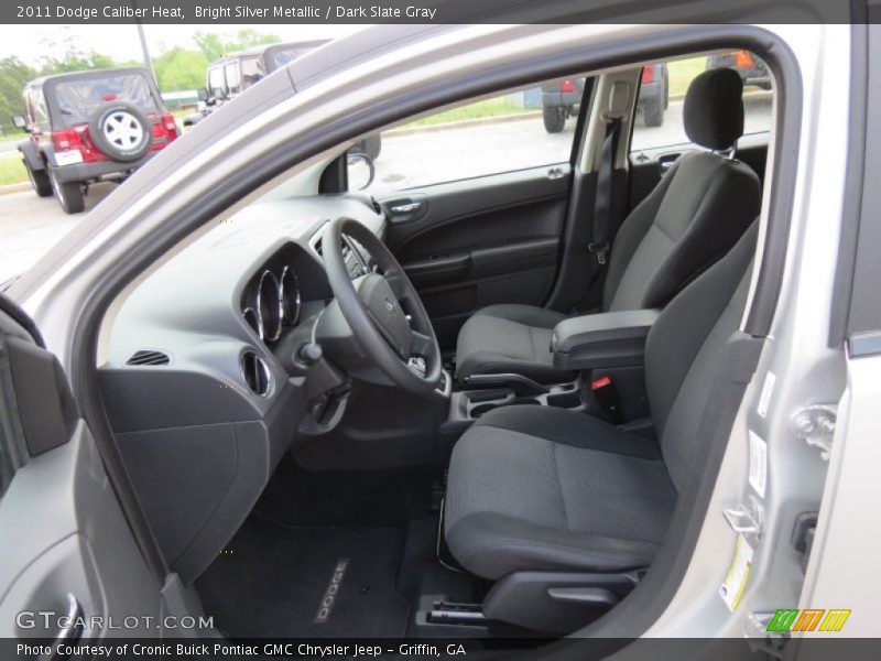 Bright Silver Metallic / Dark Slate Gray 2011 Dodge Caliber Heat