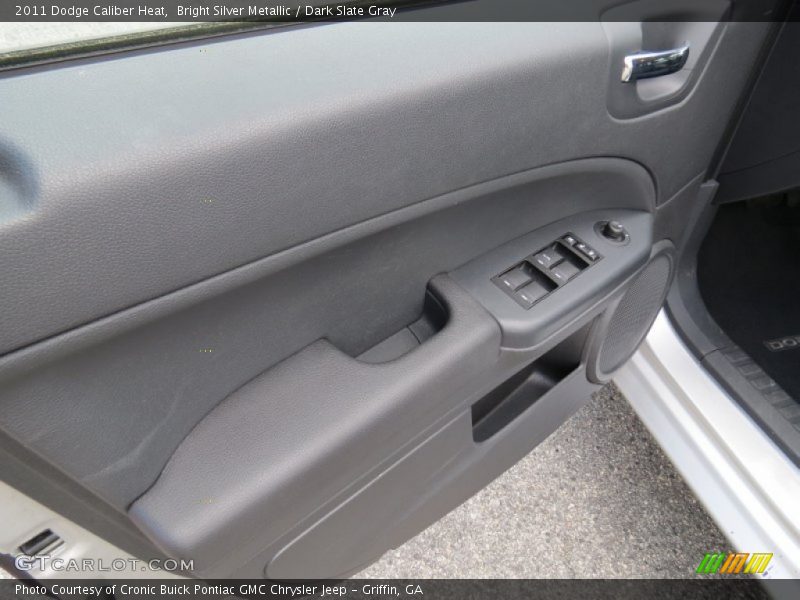 Bright Silver Metallic / Dark Slate Gray 2011 Dodge Caliber Heat