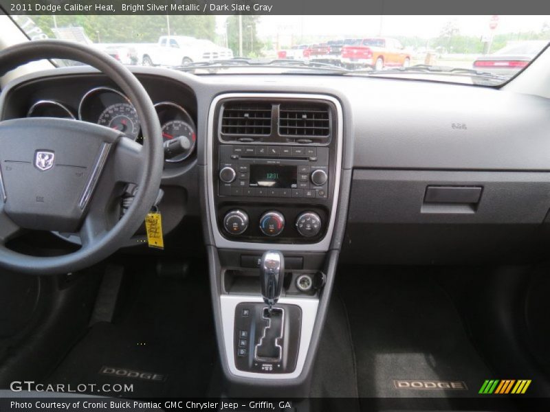 Bright Silver Metallic / Dark Slate Gray 2011 Dodge Caliber Heat