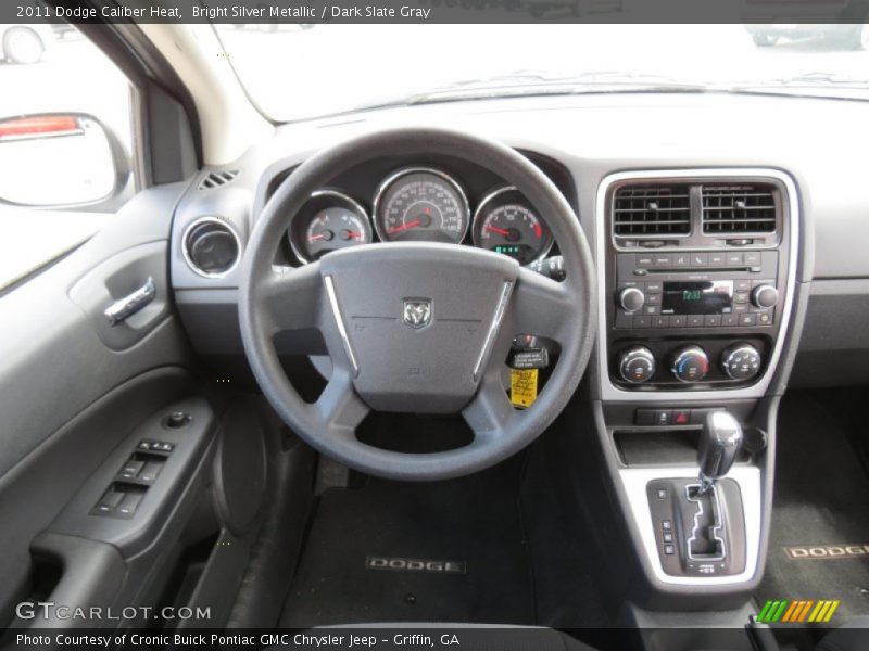 Bright Silver Metallic / Dark Slate Gray 2011 Dodge Caliber Heat