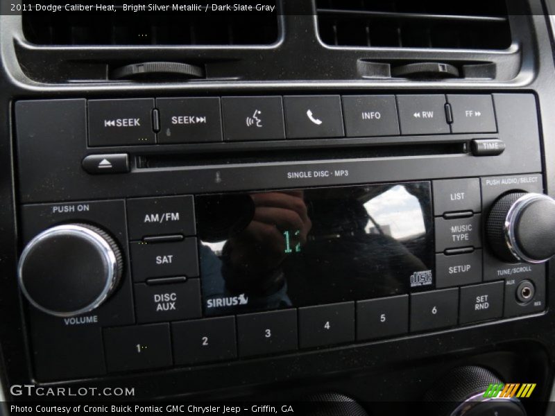 Bright Silver Metallic / Dark Slate Gray 2011 Dodge Caliber Heat