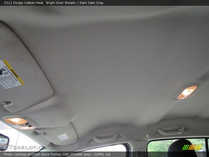 Bright Silver Metallic / Dark Slate Gray 2011 Dodge Caliber Heat