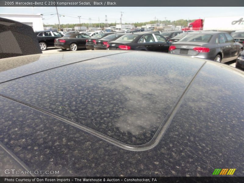 Black / Black 2005 Mercedes-Benz C 230 Kompressor Sedan