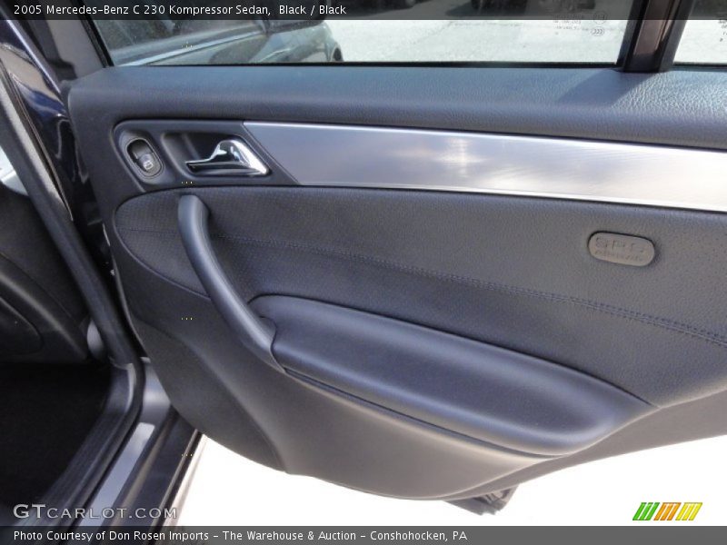 Black / Black 2005 Mercedes-Benz C 230 Kompressor Sedan
