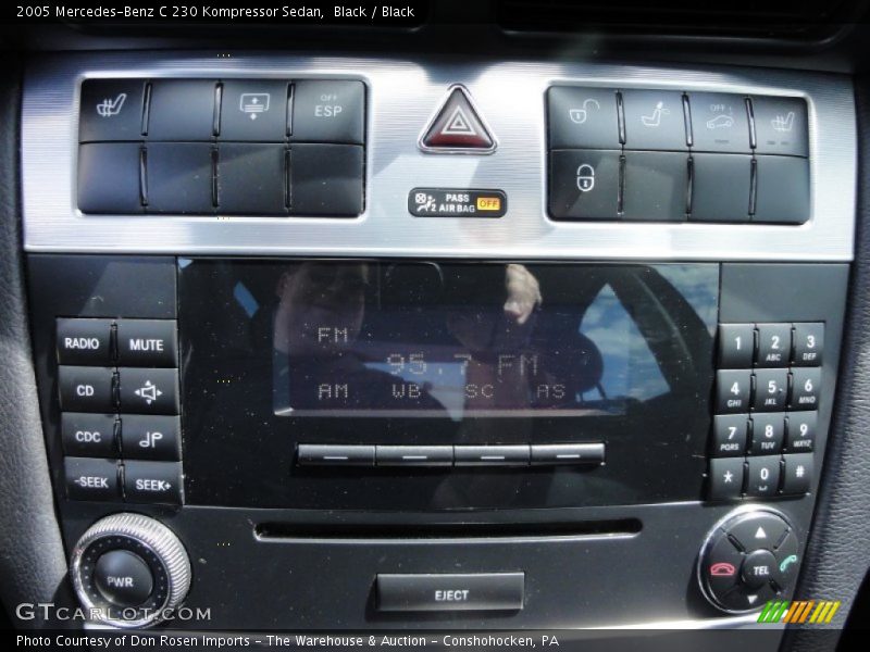 Black / Black 2005 Mercedes-Benz C 230 Kompressor Sedan