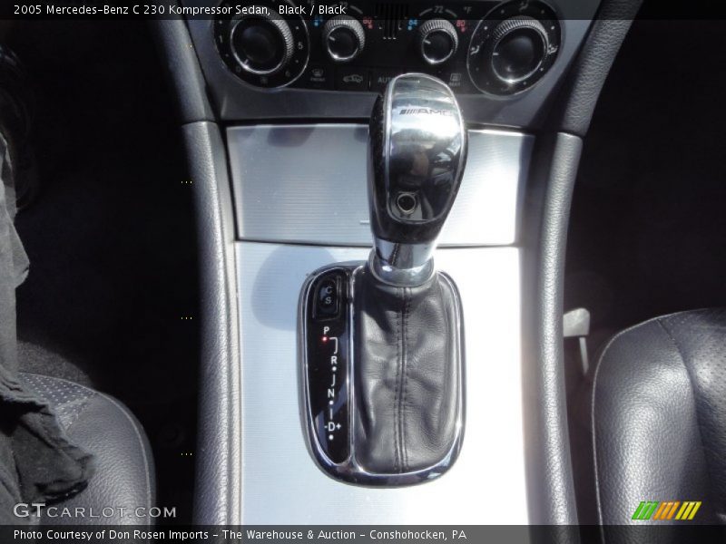 Black / Black 2005 Mercedes-Benz C 230 Kompressor Sedan