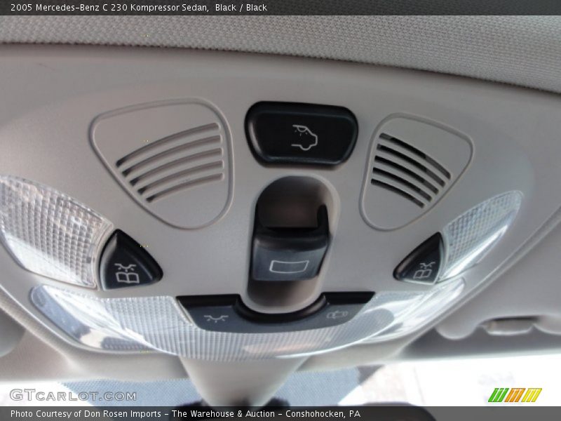 Black / Black 2005 Mercedes-Benz C 230 Kompressor Sedan