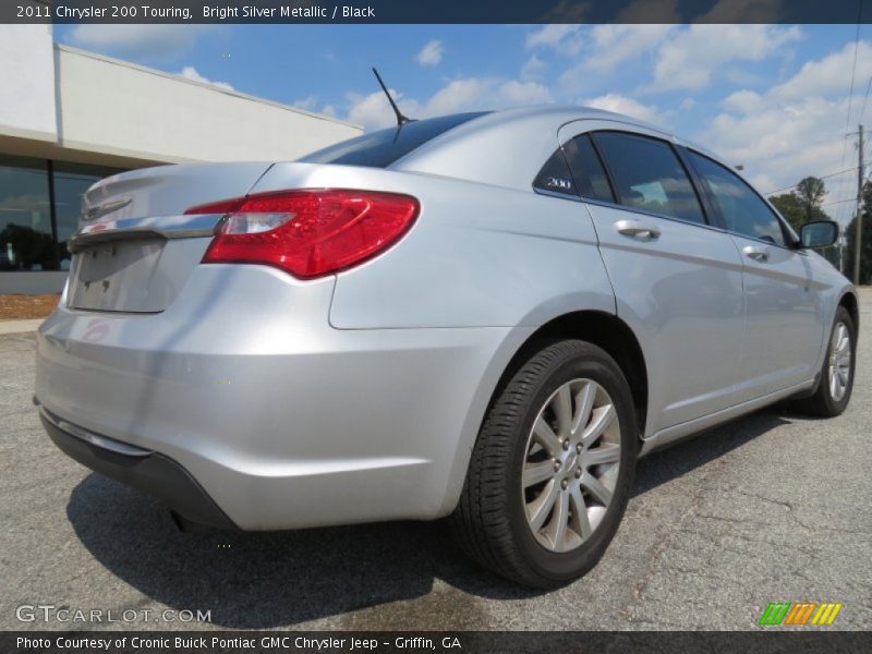 Bright Silver Metallic / Black 2011 Chrysler 200 Touring