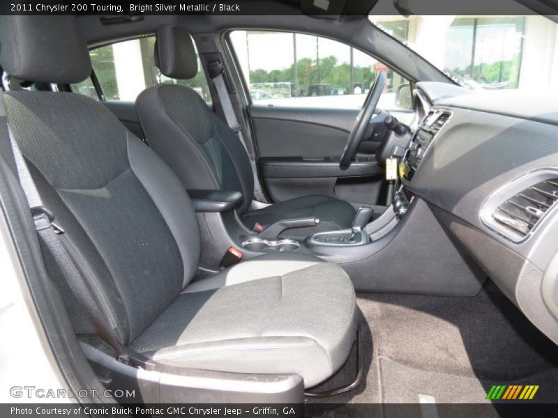 Bright Silver Metallic / Black 2011 Chrysler 200 Touring