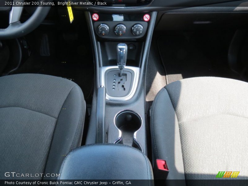 Bright Silver Metallic / Black 2011 Chrysler 200 Touring