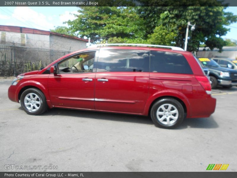 Red Brawn Metallic / Beige 2007 Nissan Quest 3.5 SL