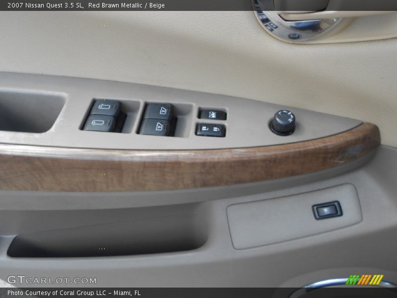 Red Brawn Metallic / Beige 2007 Nissan Quest 3.5 SL