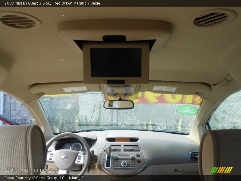 Red Brawn Metallic / Beige 2007 Nissan Quest 3.5 SL