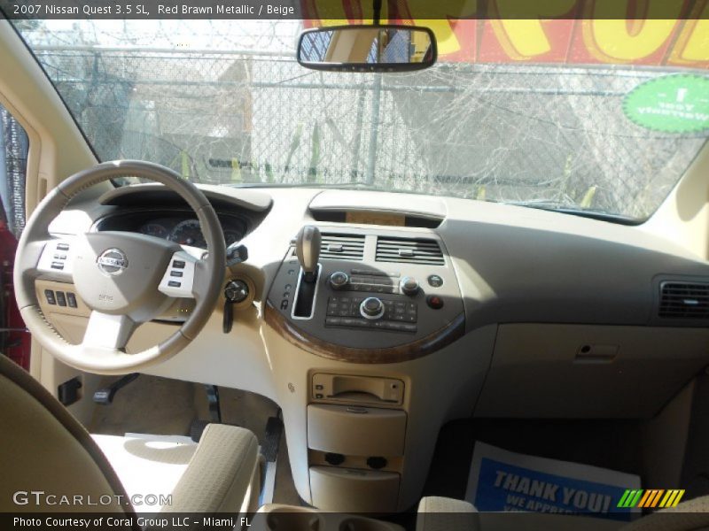 Red Brawn Metallic / Beige 2007 Nissan Quest 3.5 SL