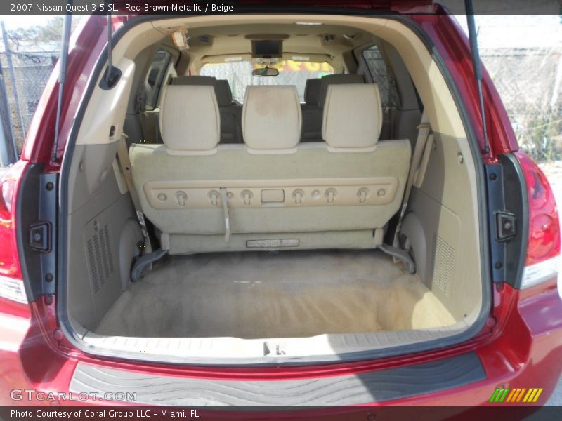 Red Brawn Metallic / Beige 2007 Nissan Quest 3.5 SL