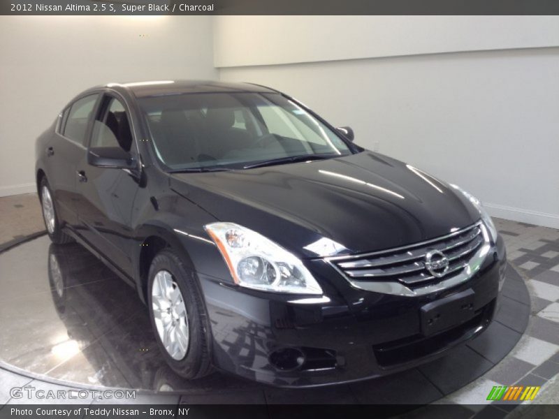 Super Black / Charcoal 2012 Nissan Altima 2.5 S